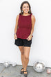 Bows on Top - Burgundy