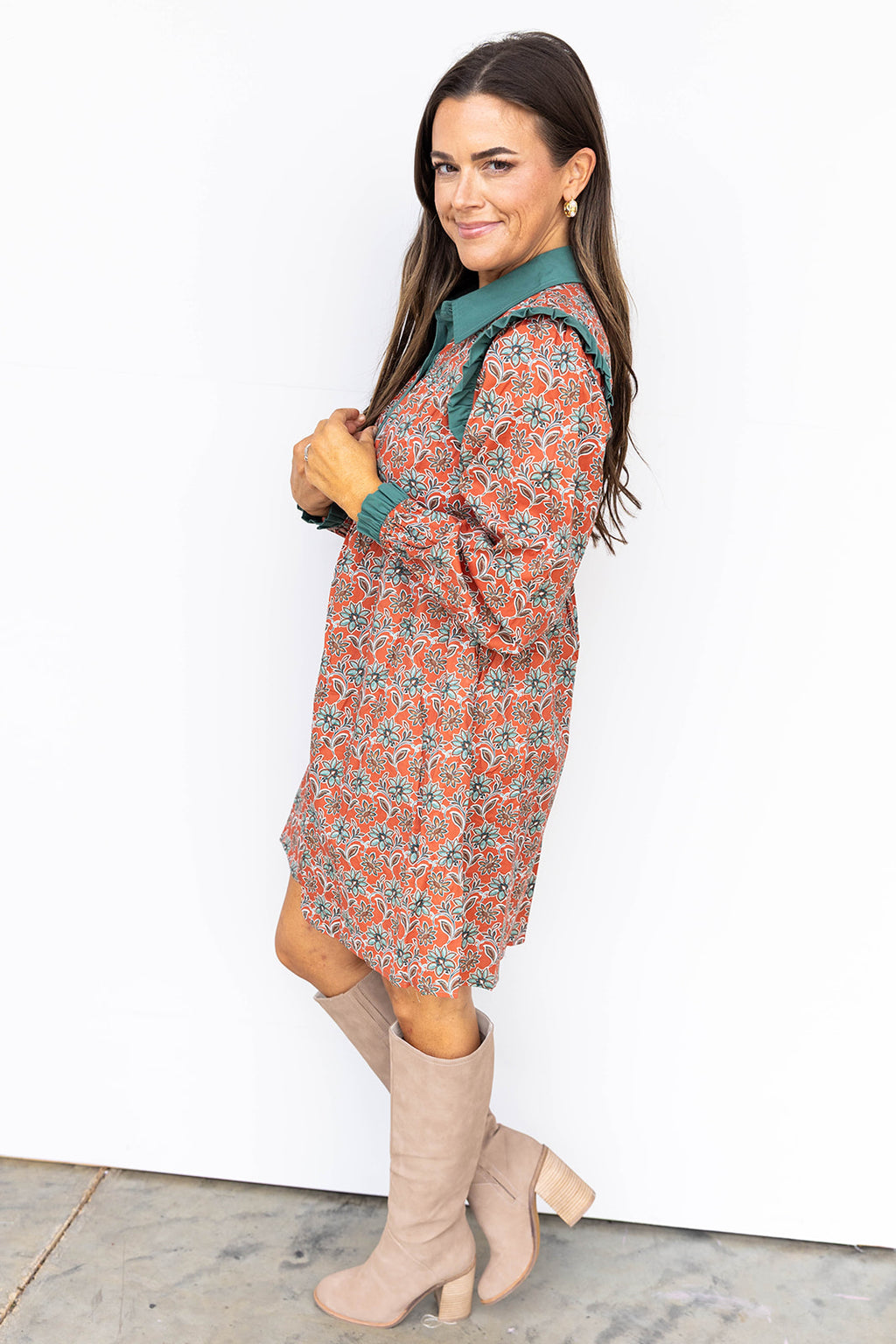 Maple and Marigold Dress- Rust