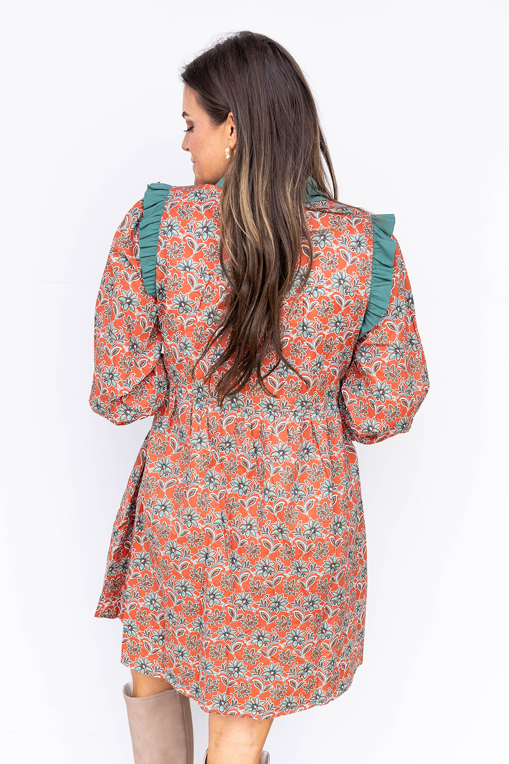 Maple and Marigold Dress- Rust