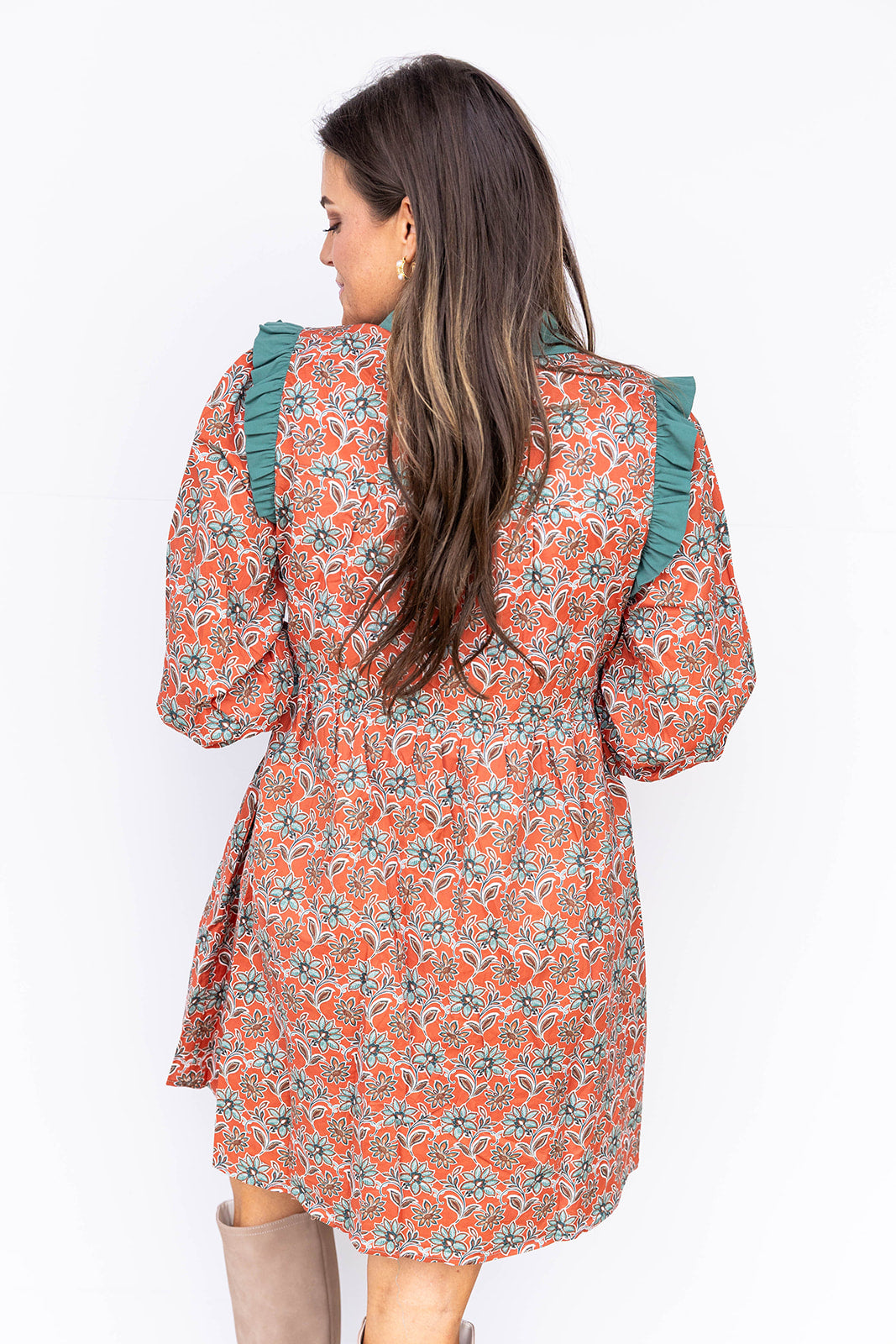 Maple and Marigold Dress- Rust