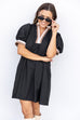 Soft Harvest Dress - Black