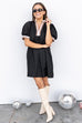 Soft Harvest Dress - Black