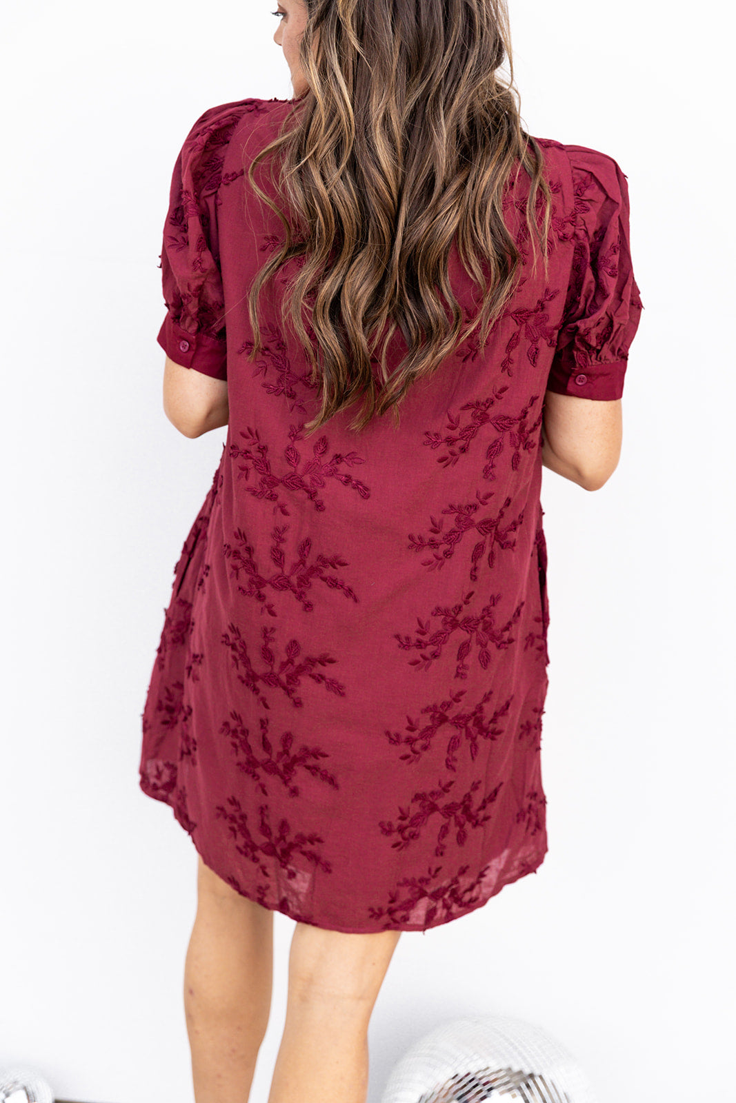 HIgh Horse Lace Dress - Maroon