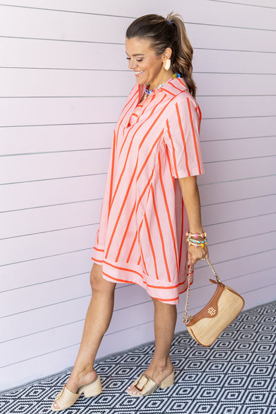 Bold Fringe Earirng - Orange