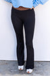 The Flare Factor Yoga Pants - Black