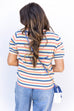 Sunbeam Stripe Tee- Navy