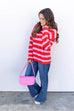 Heartthrob Sweater - Red/Pink