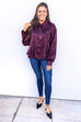 Let Tie this Up Blouse - Wine