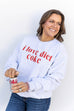 I Love Diet Coke Sweatshirt - Ash
