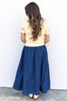 Denim Goddess Maxi Skirt - Denim
