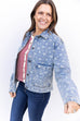 Flower Child Denim Jacket - Denim