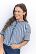 Henley Haven Blouse - Denim