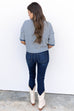 Henley Haven Blouse - Denim