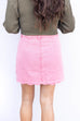Vintage Pop Mini Skirt - Pink