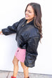 City Girl Bomber Jacket - Black