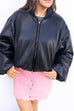 City Girl Bomber Jacket - Black