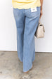 Poprock High Rise Wide Leg Denim - Light