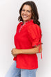 Blame It On You Blouse - Red