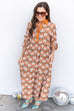 Harvest Whisper Dress -Rust
