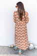 Harvest Whisper Dress -Rust