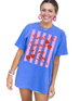 Flo Blue Comfort Colors Tshirt