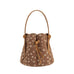 Laguna Mini  Recycled Vegan Suede Top Handle Bag- Fawn