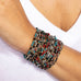 Assorted Winter Wonderland Stretch Seed Bead Bracelets: Black