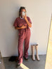 The Sutton Pants - Plum