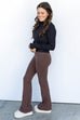 Fit & Flatter Yoga Pants - Brown