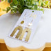 Cami Gold Arch Statement Earrings – 2.75”