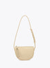 Annaka Half-Moon Shoulder Bag w/ Knotted Strap: Sherbet