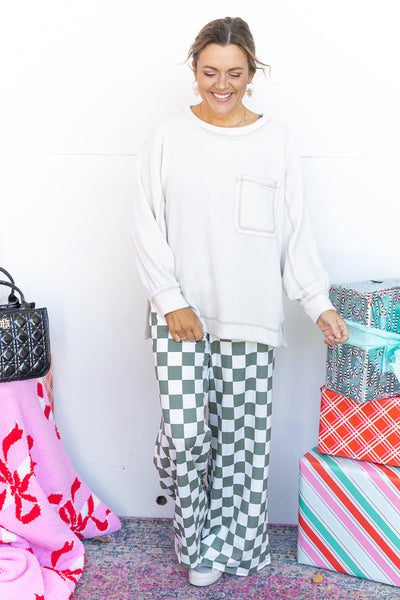 Margo Check Pants