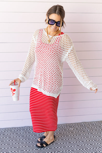 Curve Ball Midi - Red