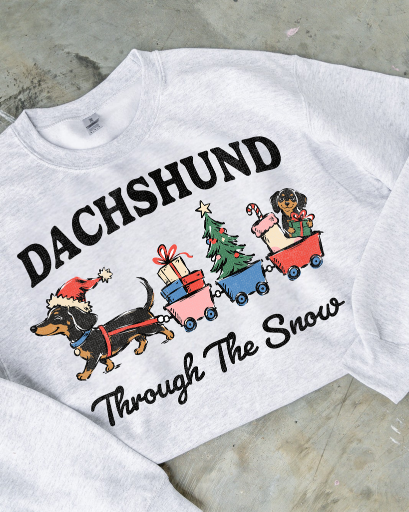 Daschund Thru the Snow Sweatshirt