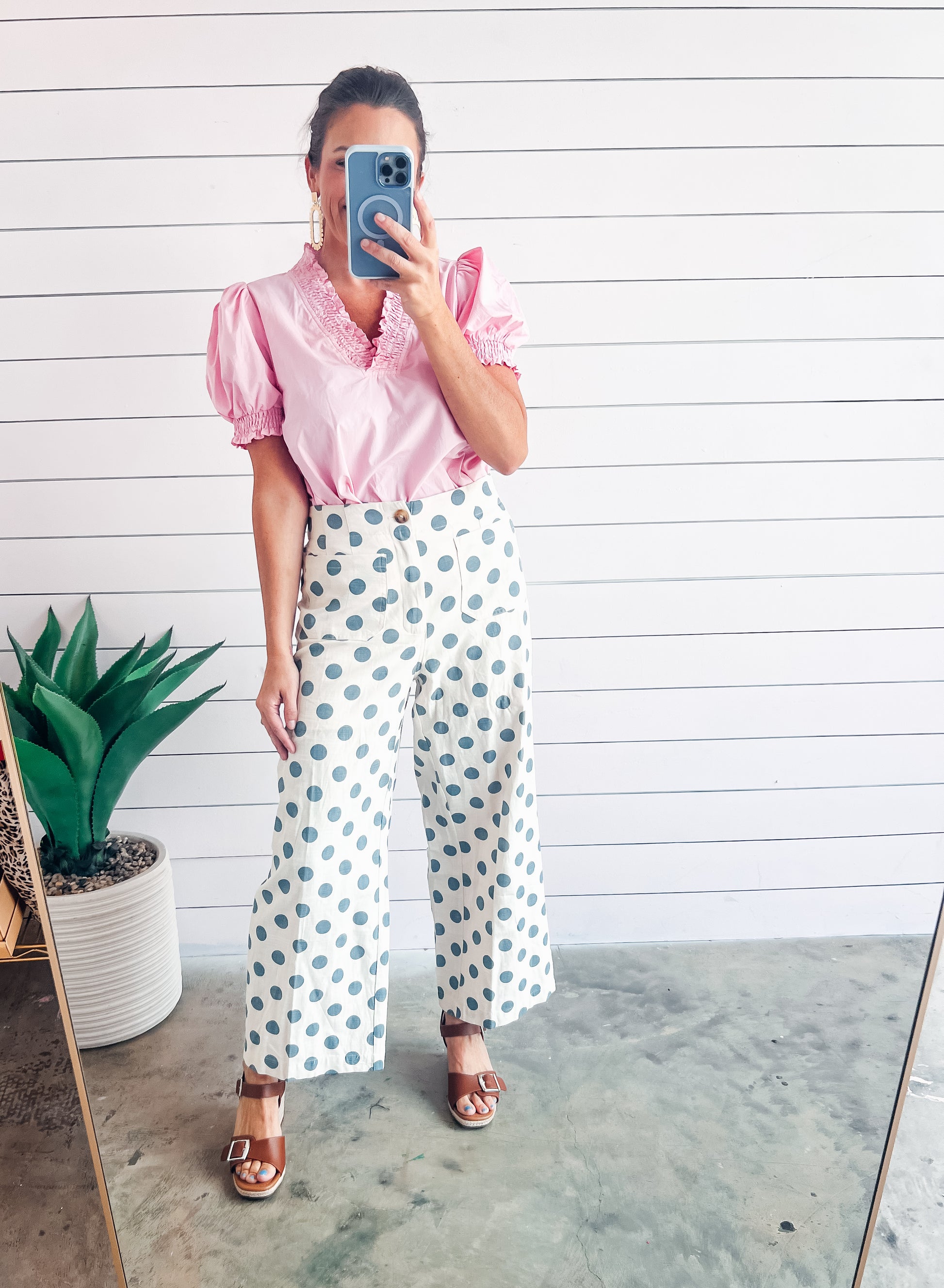 Capri Kiss Blouse - Pink