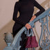 Laguna Mini Recycled Vegan Suede Top Handle Bag- Burgundy