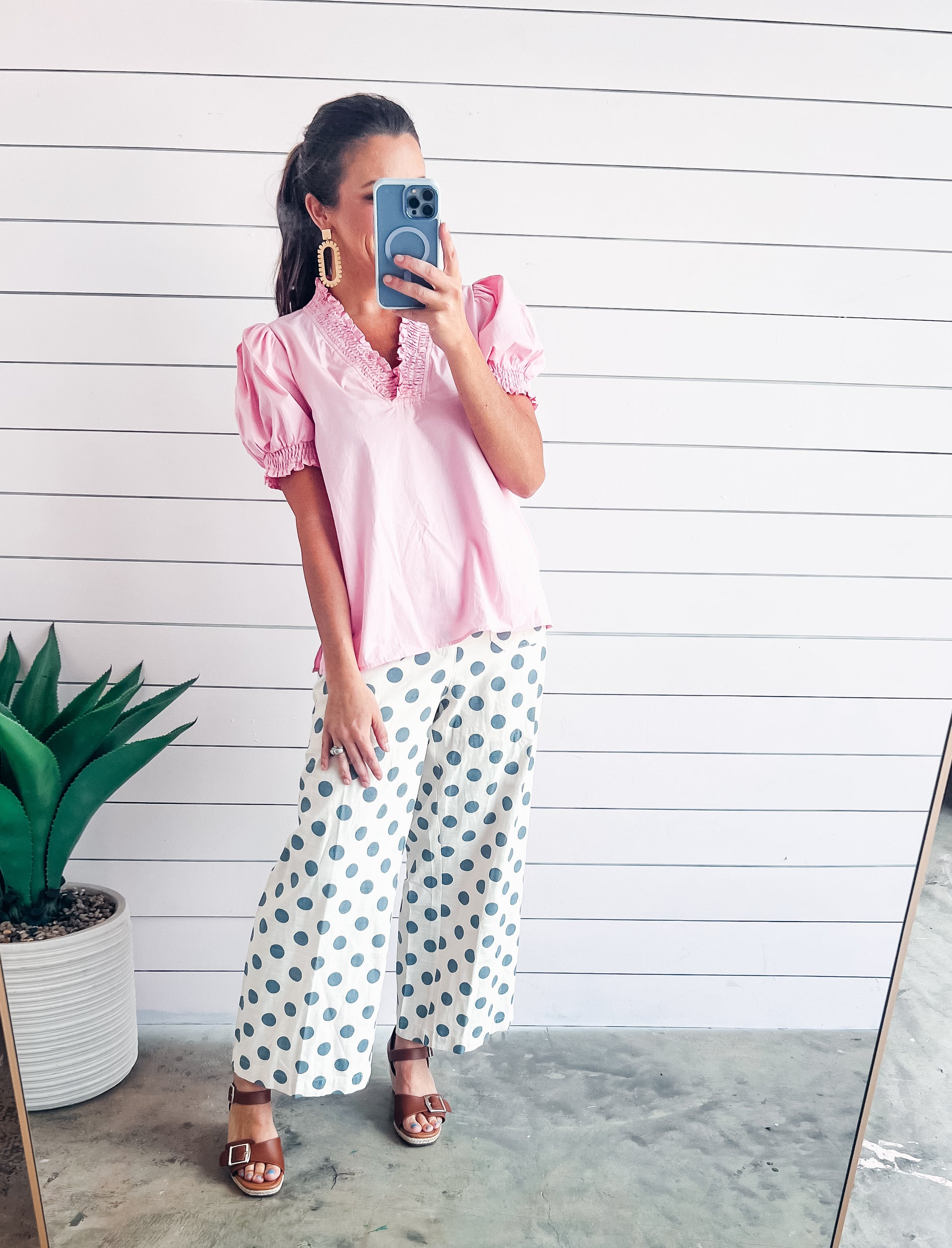 Capri Kiss Blouse - Pink