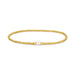 2mm Stretch Bracelet with Delicate Pearl Between 3mm Beads