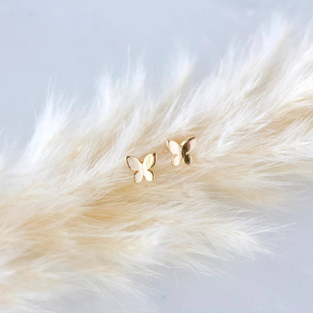 Mini Butterfly Stud Earrings