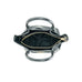 Camille Saddle tote - Black