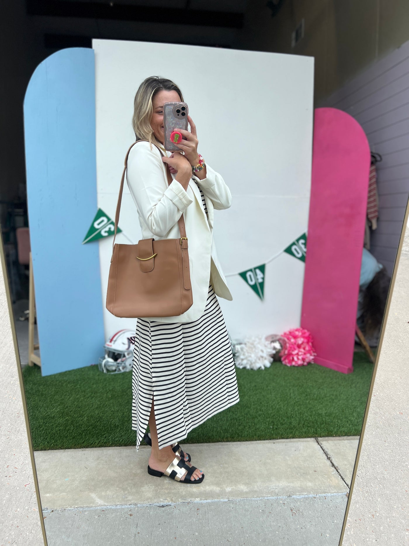 Pink Deal - Leather Crossbody