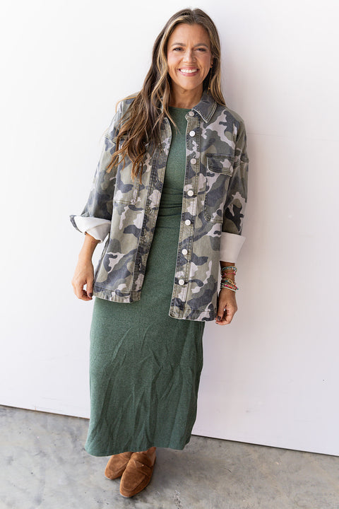 Back Roads Denim Jacket - Camo