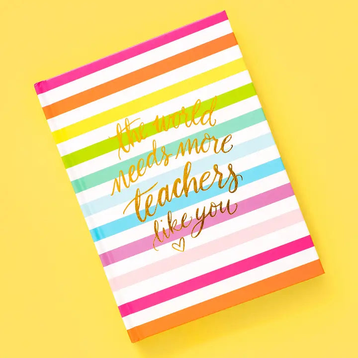 Teacher Appreciation Stripe Notebook