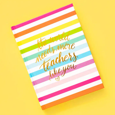 Teacher Appreciation Stripe Notebook