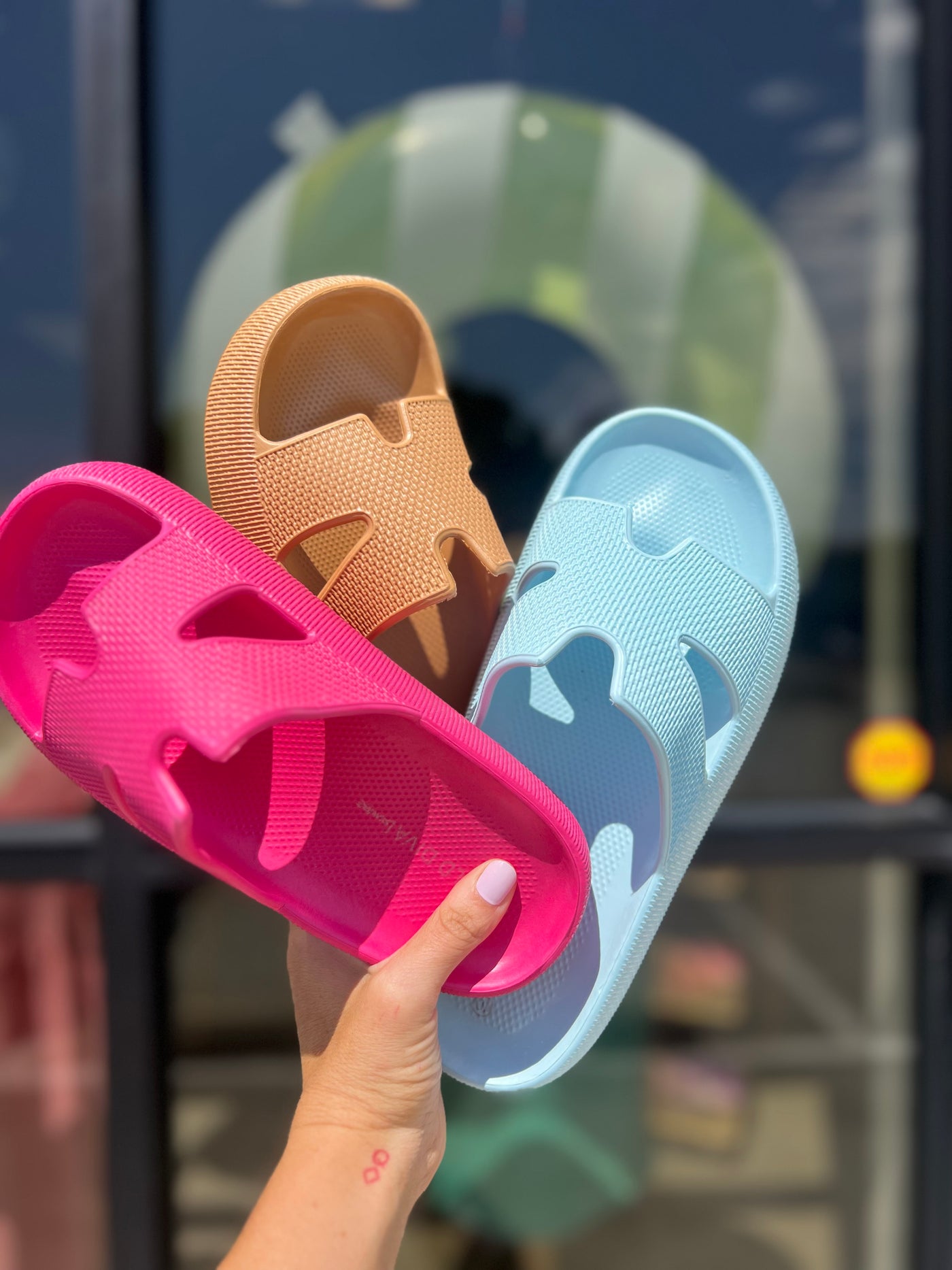 Summer Pool Slide - Hot Pink