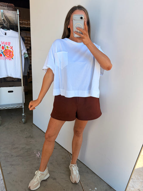 The right stuff top - White
