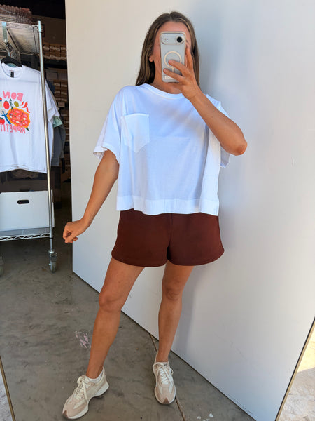 The right stuff top - White