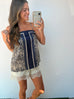 To The Vault Blouse - Navy
