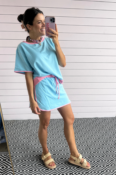 Malibu Girl Set- Aqua