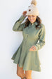 Stitchline Safari Dress - Olive